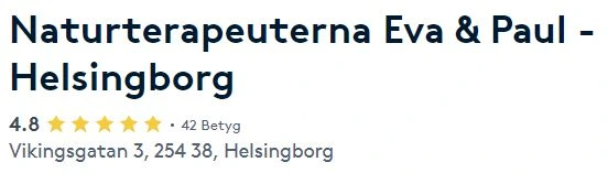 Recensioner homeopat skåne i Helsingborg från Naturterapeuterna