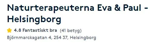 Recensioner för homeopat skåne i Helsingborg